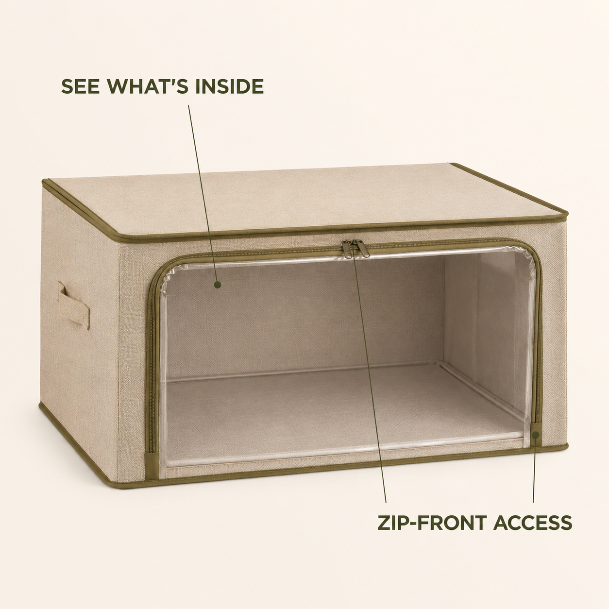 ClearView Sweater Storage Bin