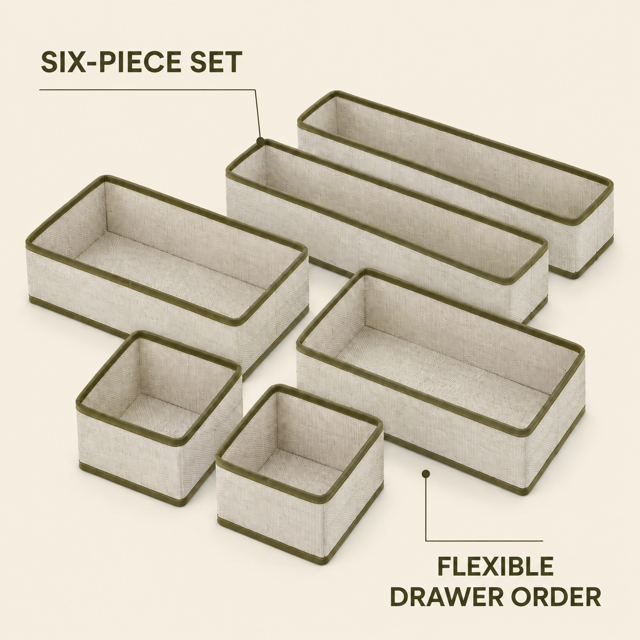 DivideNest Drawer Organizer Set