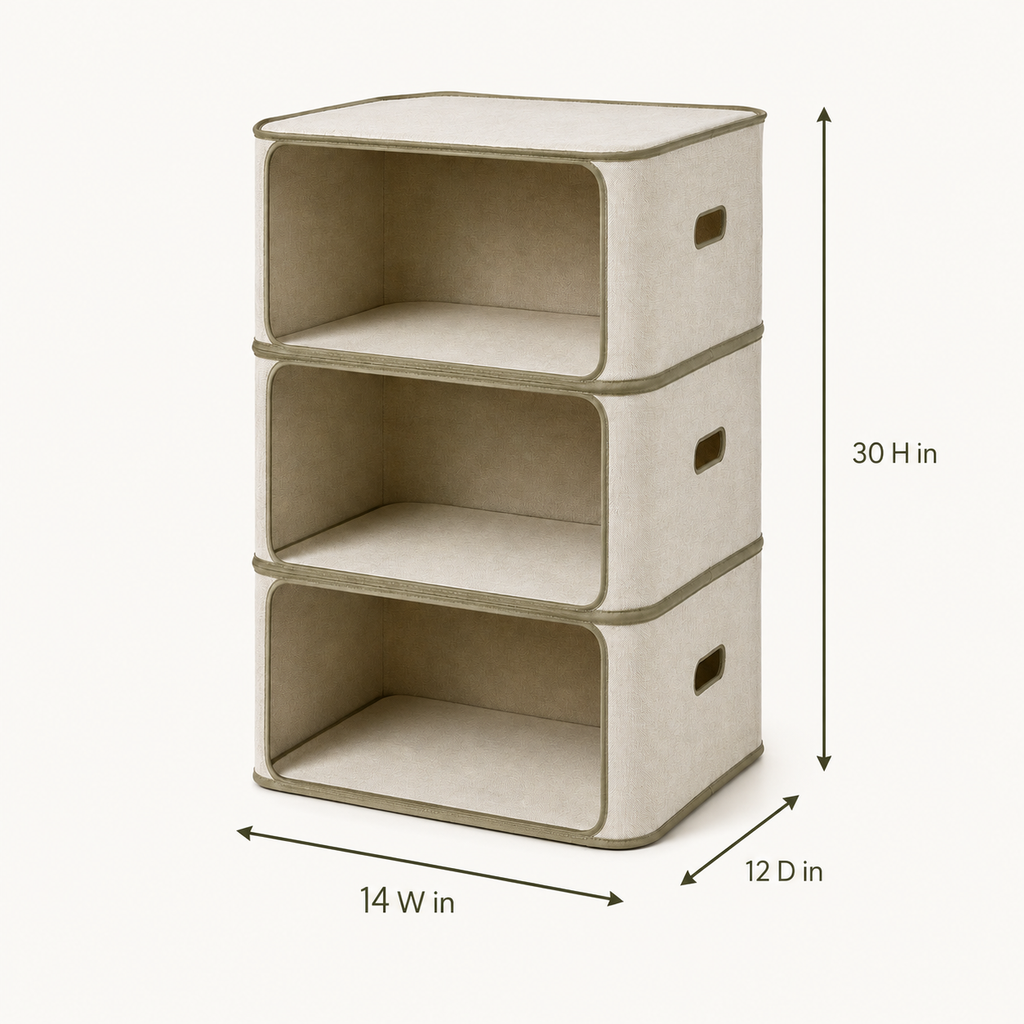 StackFold Closet Shelf Organizer
