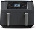 10 quart 6-IN-1 Dualzone Xl 2-BASKET Air Fryer with 2 Independent Frying Baskets, Match Cook & Smart Finish to Roast, Broil, Dehydrate for…