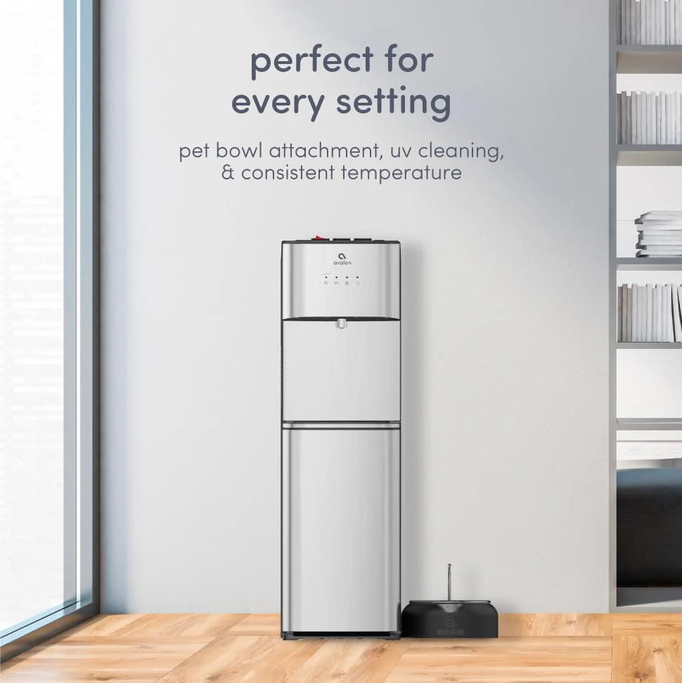 Limited Edition Self Cleaning Water Cooler Water Dispenser - 3 Temperature Settings - Hot, Cold & Room Water, Durable Stainless Steel…