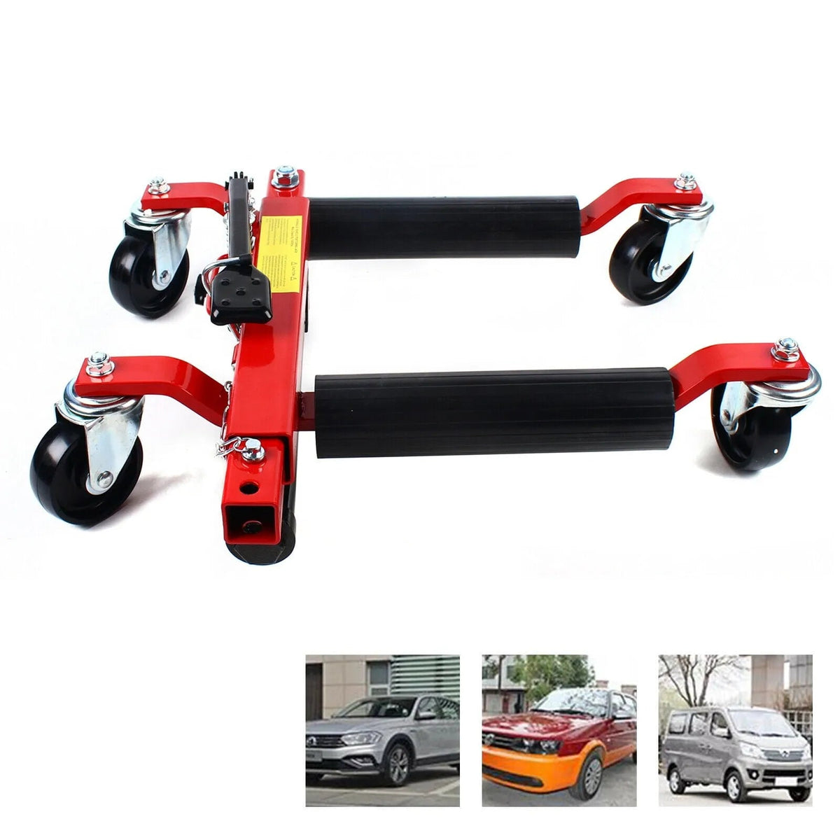 1500LB Hydraulic Positioning Car Wheel Dolly Jack Lift Auto Vehicle Moving Hoist