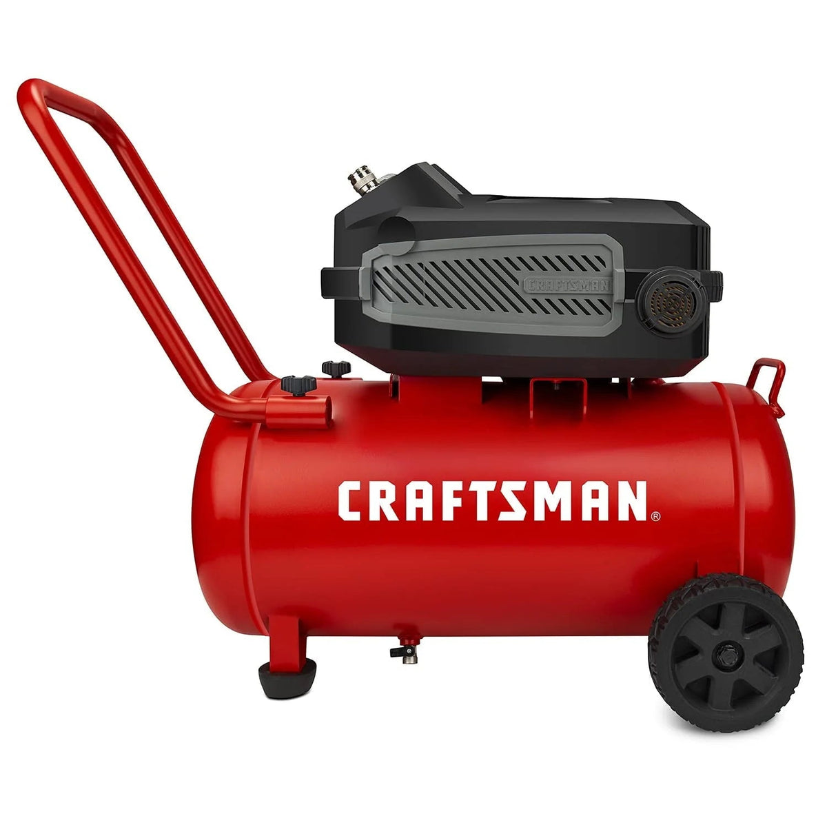 Hard Air Compressor, 10 gallon 1.8 HP 175 PSI, 4.0CFM@90PSI, Oil Free and Maintenance Free, Portable with Large Wheels