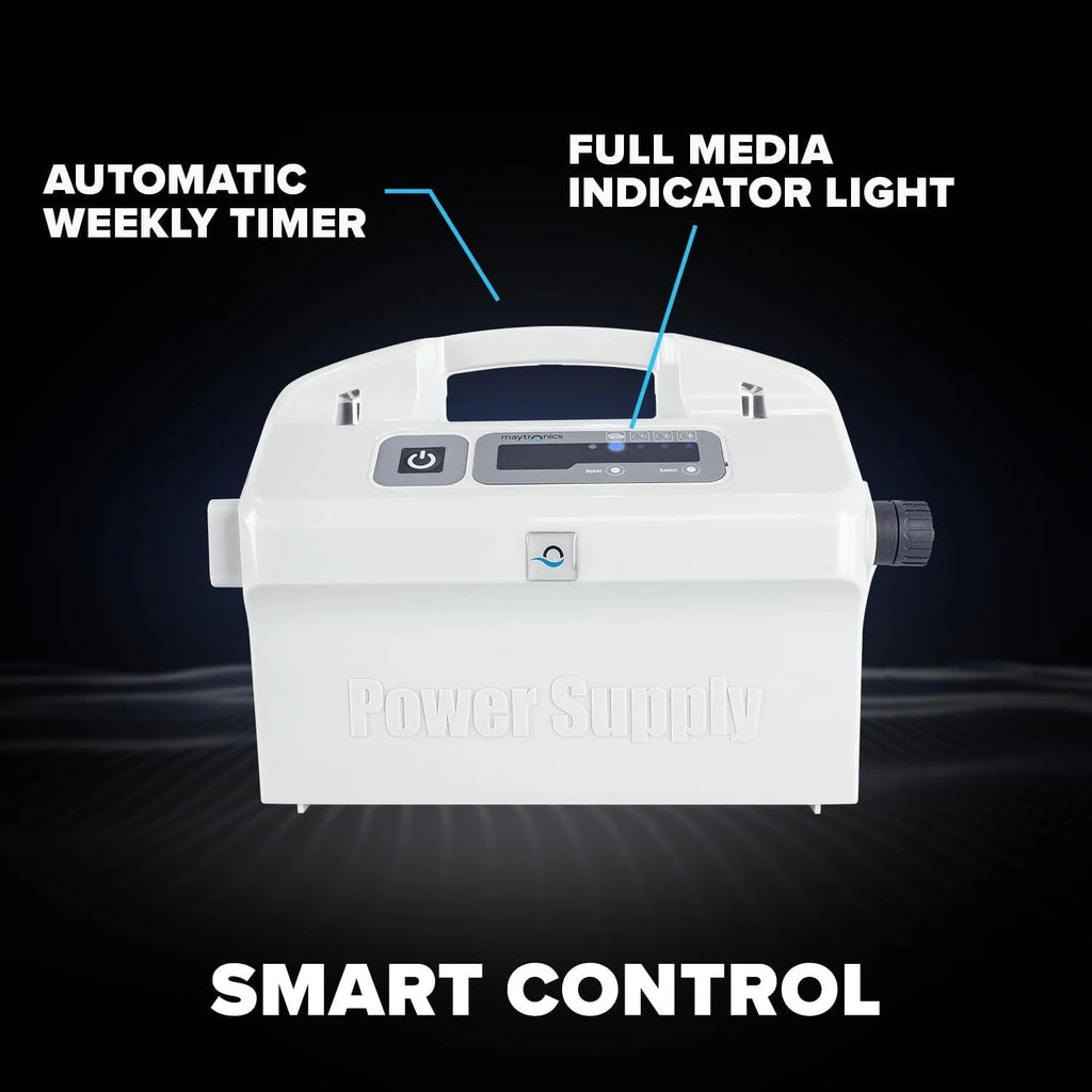 Robotic Pool Cleaner (2025 Model) with Multimedia, Oversized Leaf Bag, Standard & Ultrafine Filters, Weekly Timer, Waterline Cleaning & More…
