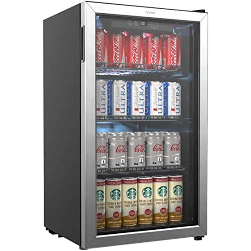 Beverage Refrigerator and Cooler - 120 Can Mini Fridge