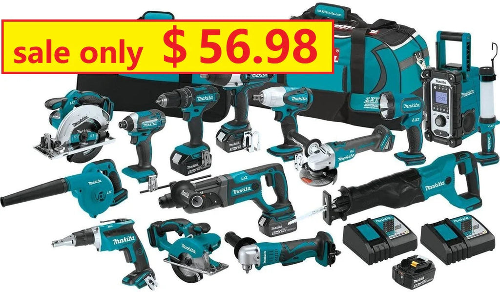 The Latest 15 Tool Combination Kit with Charger