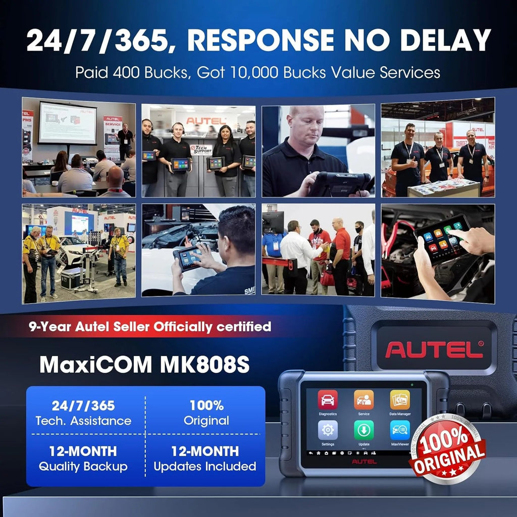 2024 Bidirectional Tool as Pro M808Z, Function as Maxicheck , Active Test, All System Diagnose, Injector Coding
