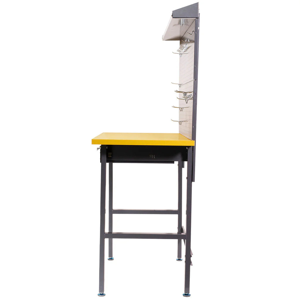 Work Bench Tool Storage Tool Workshop Table w/ Drawer and Peg