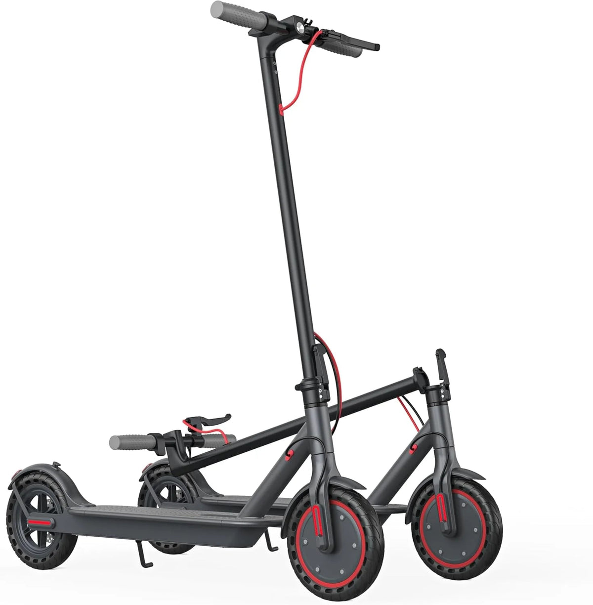 Electric Scooter - 8.5" Solid Tires, 350W Motor, Up to 19 Mph and 21-23 Miles Long-range Portable Foldable Commuting Scooter for Adults with…