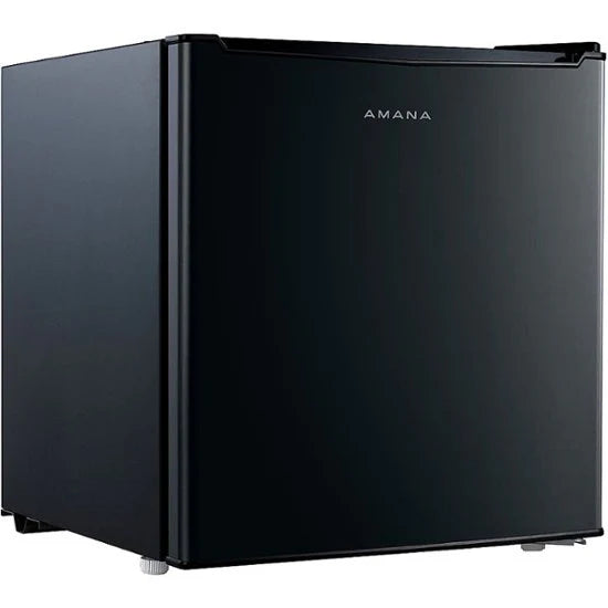 1.7-CU. ft. Single-door Mini Refrigerator with Half-width Chiller Compartment Black