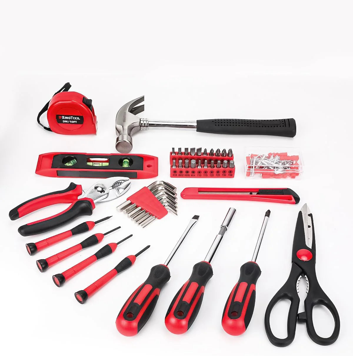 Home Tool Set Kit - 286 Pcs Home Auto Repair Tool Kit with Rolling Tool Box, Mechanic Tool Sets with 21V Max Cordless Power Drill, Perfect…