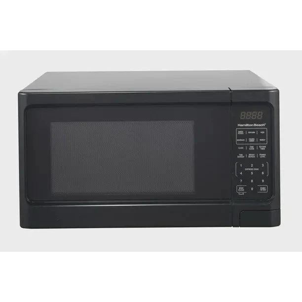 1.1 Cu. ft. Sleek Black Digital Microwave - Effortless Touchpad Controls