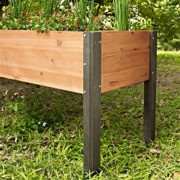 Elevated Outdoor Raised Garden Bed Planter Box 70 X 24 X 29 Inch High