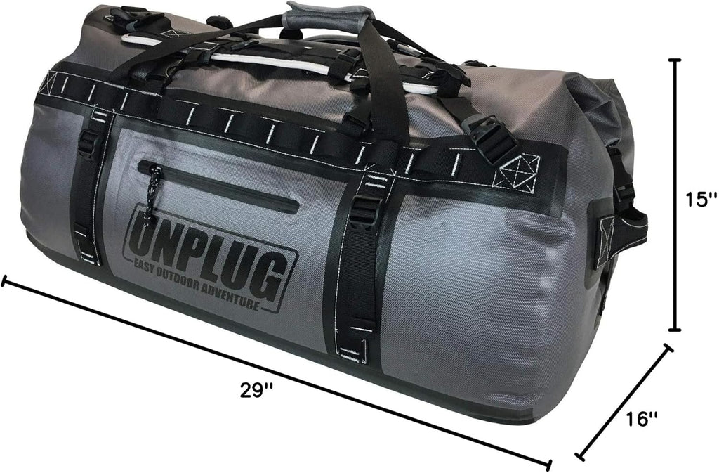 Ultimate Adventure Bag -1680D Heavy Duty Waterproof Travel Duffel Bags for Camping, Motorcycle Dry Bag, Waterproof Bags for Boating,…