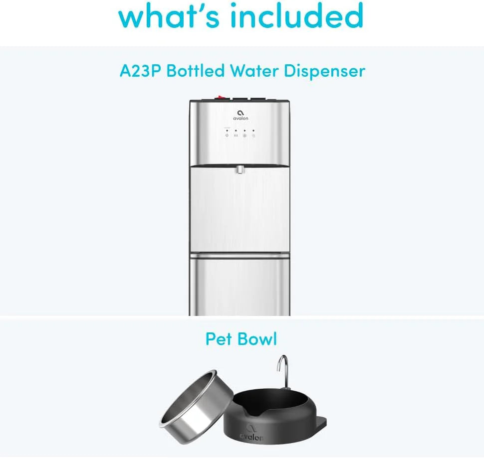 Limited Edition Self Cleaning Water Cooler Water Dispenser - 3 Temperature Settings - Hot, Cold & Room Water, Durable Stainless Steel…