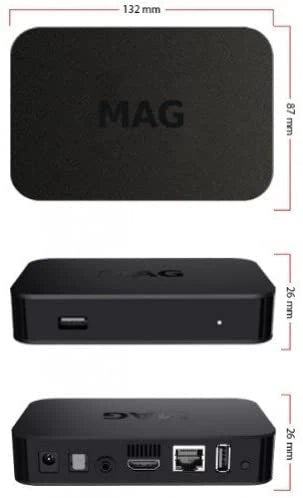 Package of 2 } Iptv Box + in Built Wifi + Hdmi Cable + Remote + Power Adapter