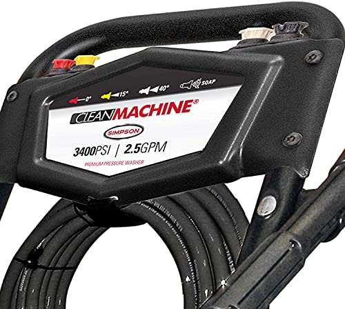 Cleaning Clean Machine 3400 PSI Gas Pressure Washer