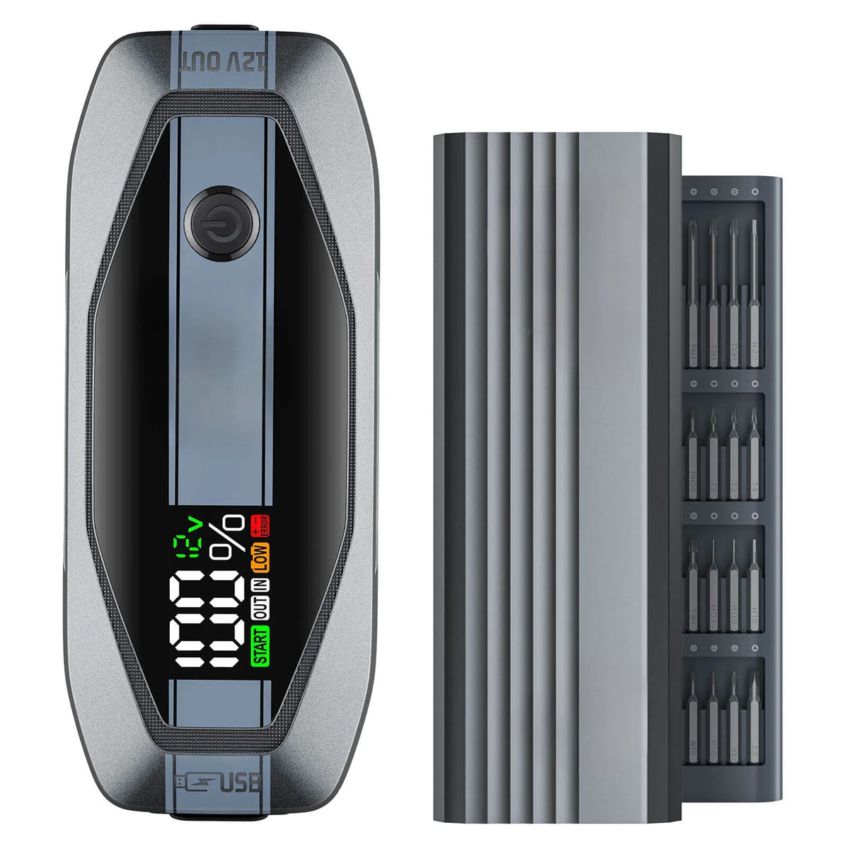 Precision Electric Screwdriver and T8 Apex Jump Starter Standard Package
