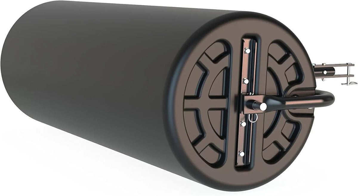 18" X 48" Tow Behind Poly Lawn Roller 550 lbs Weight with Water, Poly Drum and Steel Frame, with Plug. Designed for Lawn and Garden Tractors