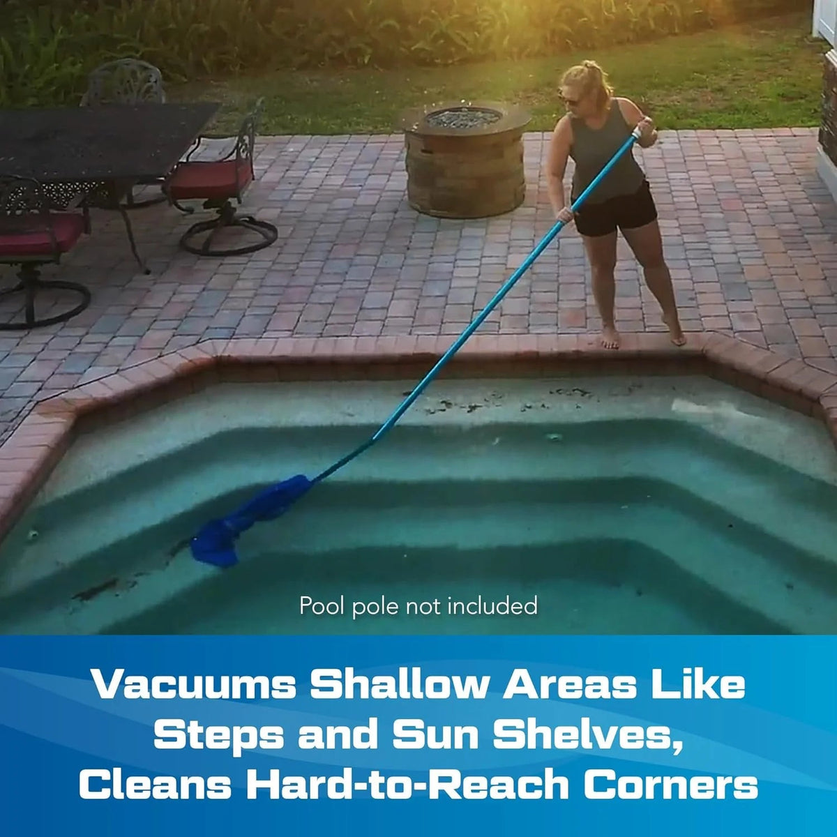 Cordless Pool Vacuum for Deep Cleaning & Strong Suction, Handheld Rechargeable Swimming Pool Cleaner for Inground and Above Ground Pools,…