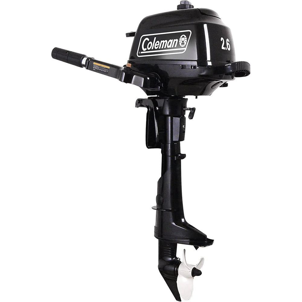2.6 HP Outboard Motor with Short Shaft, Black