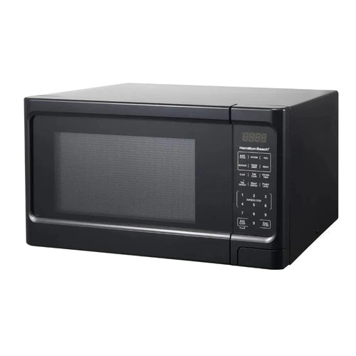 1.1 Cu. ft. Sleek Black Digital Microwave - Effortless Touchpad Controls