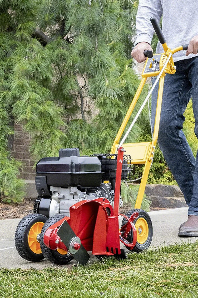 101-5.5GT-7GAS Powered Lawn Edger, 5.50 Gross TORQUE/3.5 HP B&s Engine 7′′ Wheels