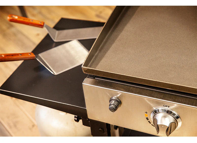 2-BURNER 28QUOT; Griddle Cooking Station with Stainless Steel