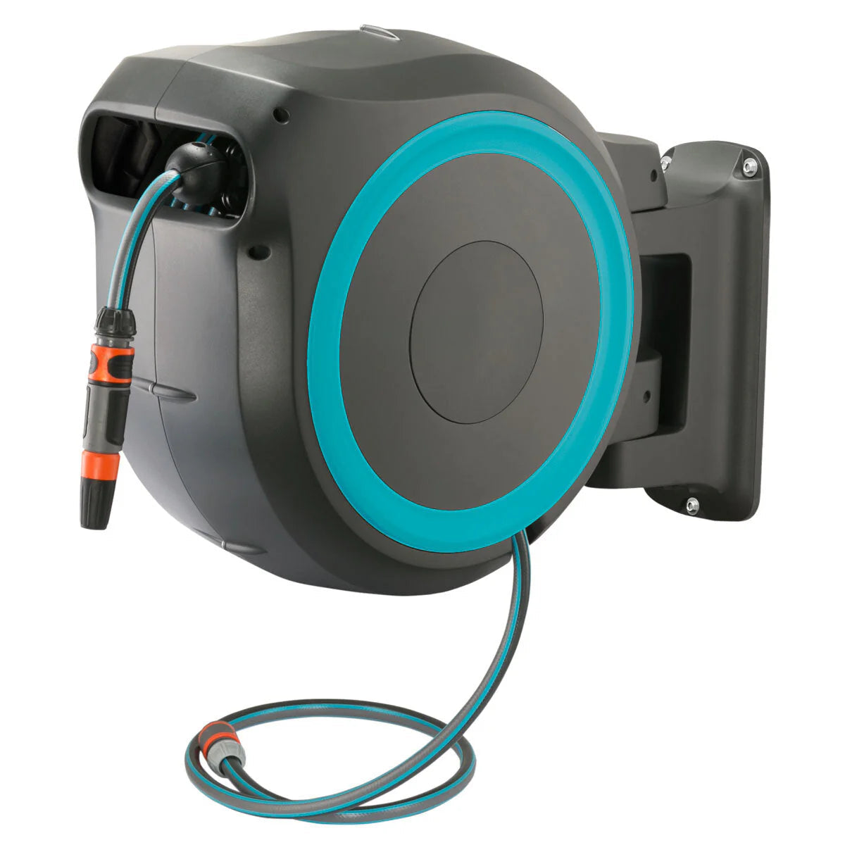 Wall-mounted 35M (114.8FT) Hose Box with Automatic Roll-up