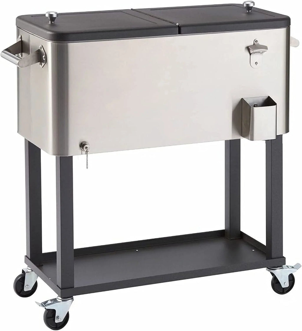 Stainless Steel Cooler with Cover (100 quart