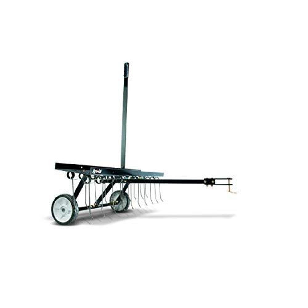 48-INCH Tine Tow Dethatcher,black,medium