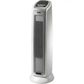 Oscillating Ceramic Tower Heater, Silver
