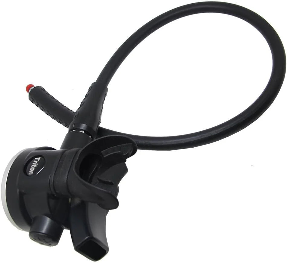 Yoke Regulator & Octopus Combo for Scuba Diving | High-performance Over-balanced Regulator, Silicone Mouthpiece, 27" Hose, Large Purge…