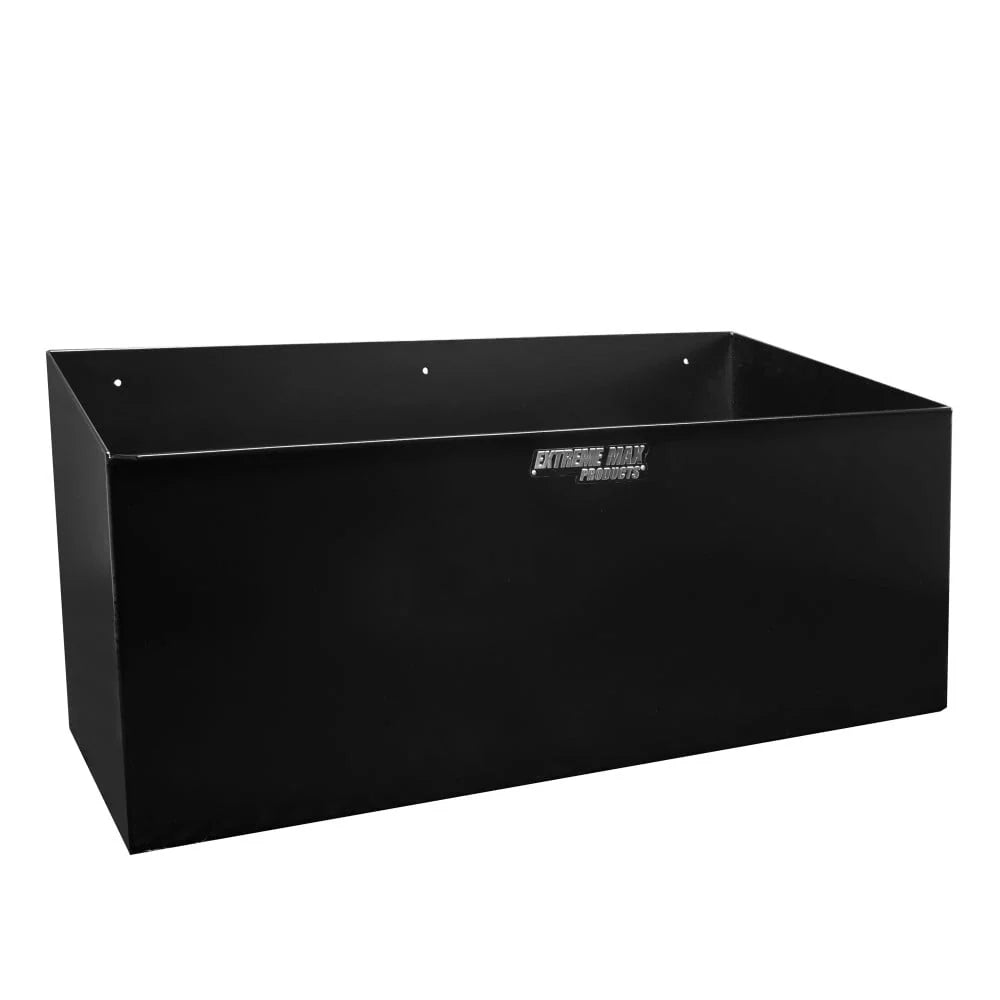 Dual Fuel Jug Holder - Aluminum Design for Two 5 gallon Jugs, Black Storage Organizer for Trailers & Garages