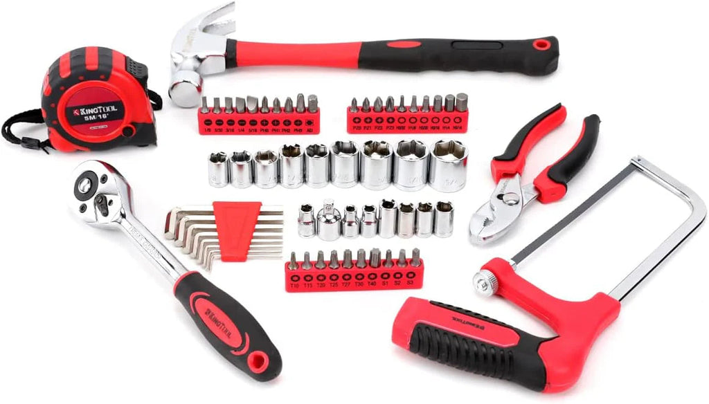 Home Tool Set Kit - 286 Pcs Home Auto Repair Tool Kit with Rolling Tool Box, Mechanic Tool Sets with 21V Max Cordless Power Drill, Perfect…