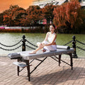30′′ Massage Table Package with 3′′ Memory Foam,dove Grey