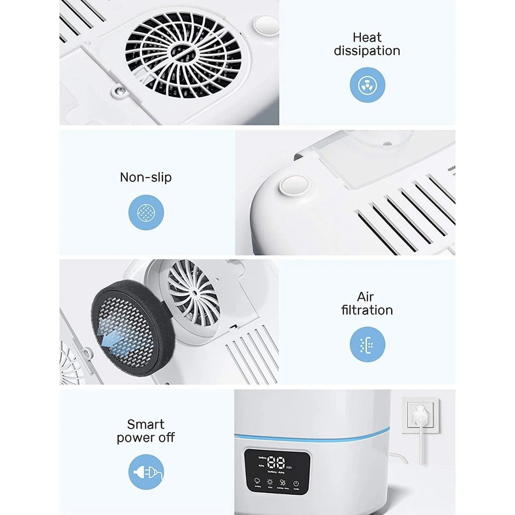Luxury 3-IN-1 Baby Bottle Steam Sterilizer and Dryer with Lcd Screen