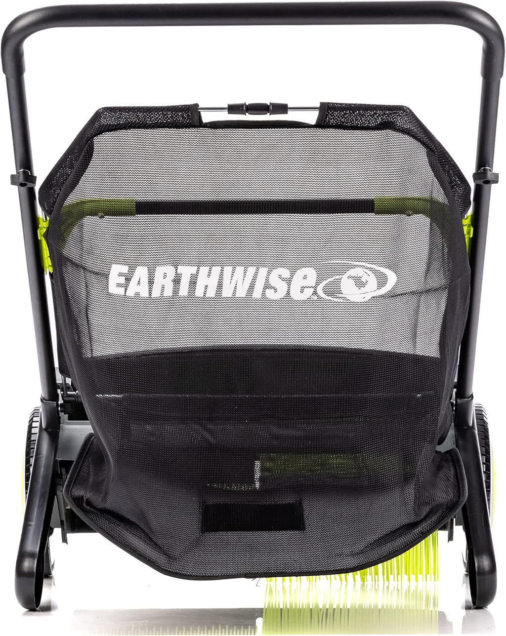 21-INCH Width Leaf & Grass Push Lawn Sweeper, Black