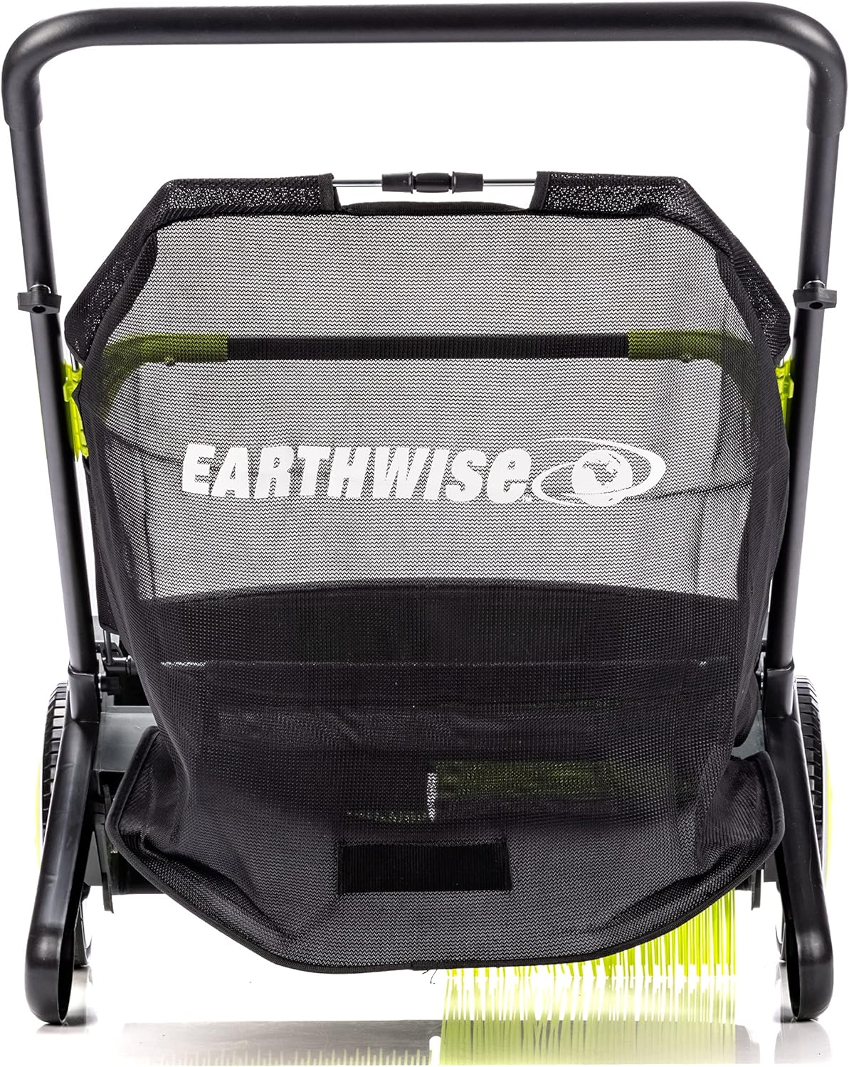 21-INCH Width Leaf & Grass Push Lawn Sweeper, Black