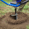 Post Hole Digger Gas Powered, 52CC 2.4 HP 2 Stroke Engine Earth Auger with 8QUOT; Drill Bit, Epa Compliant Post Hole Auger