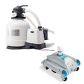 3000 Gph Above Ground Sand Filter Pump and Automatic Vacuum