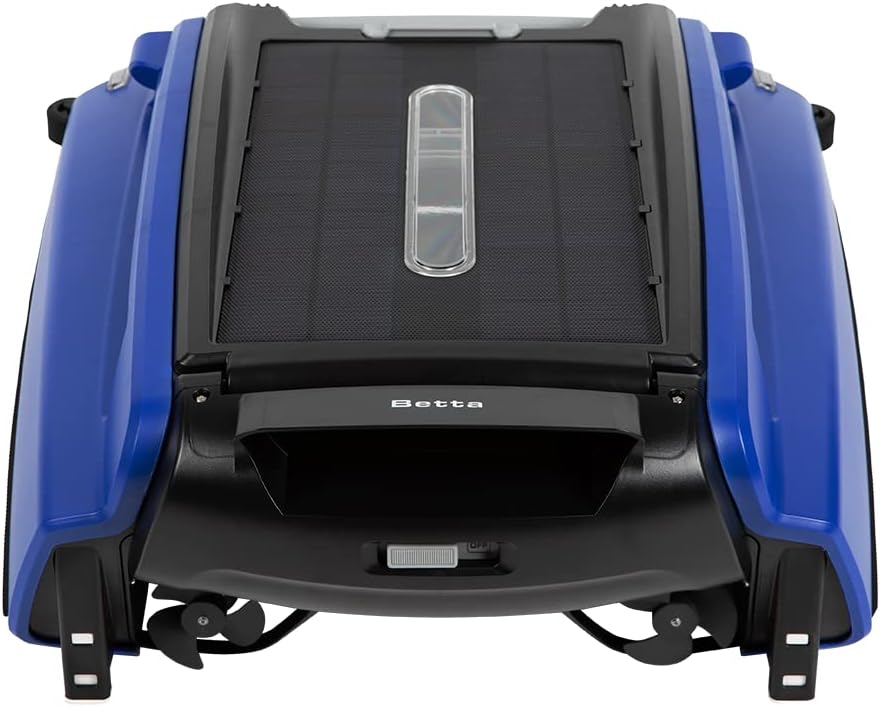 Betta Se Solar Powered Automatic Robotic Pool Surface Skimmer Cleaner with 30 Hour Continuous Cleaning Battery Power and Re Engineered Twin