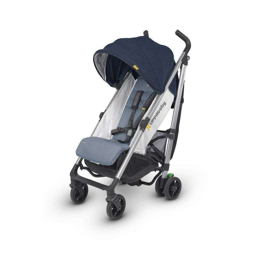 2018 Uppababy G-luxe Stroller -Aidan Denim/silver