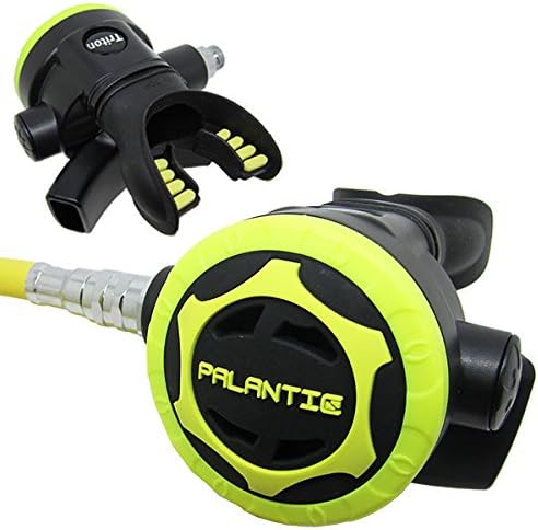 Yoke Regulator & Octopus Combo for Scuba Diving | High-performance Over-balanced Regulator, Silicone Mouthpiece, 27" Hose, Large Purge…