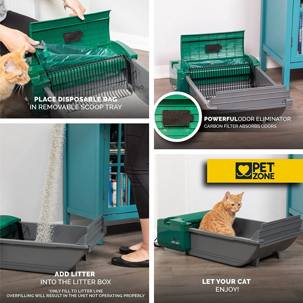 Automatic Litter Box (Self Cleaning Litter Box, Cat Litter Box with No Expensive Refills