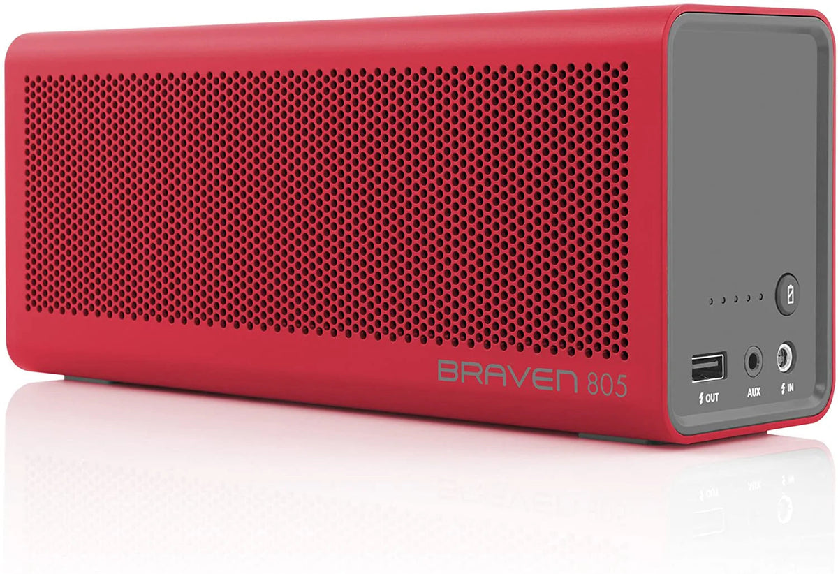 805 Portable Wireless Bluetooth Speaker [18 Hour Playtime] Built-in 4400 Mah Power Bank Charger