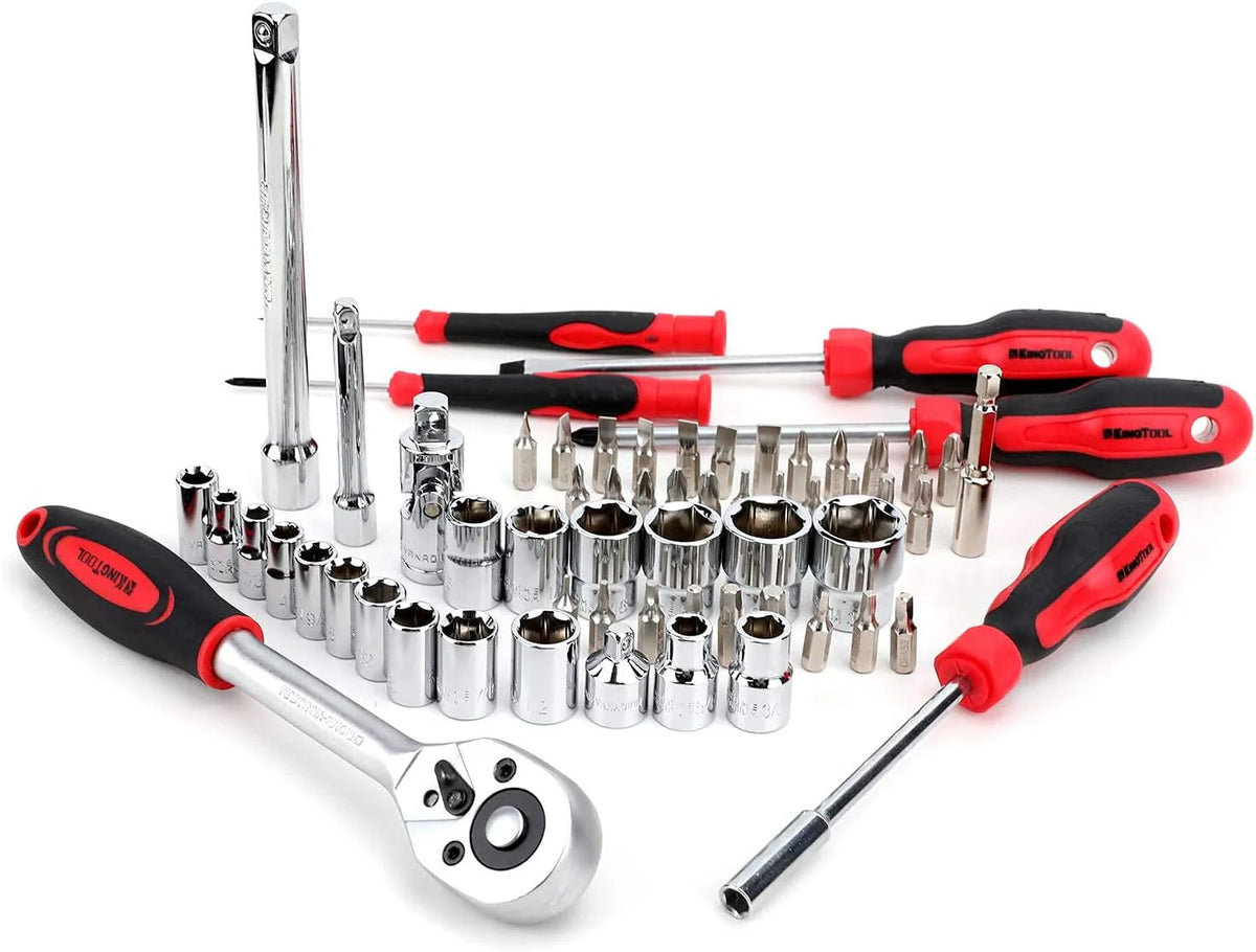 Home Tool Set Kit - 286 Pcs Home Auto Repair Tool Kit with Rolling Tool Box, Mechanic Tool Sets with 21V Max Cordless Power Drill, Perfect…