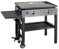 2-BURNER 28QUOT; Griddle Cooking Station with Stainless Steel