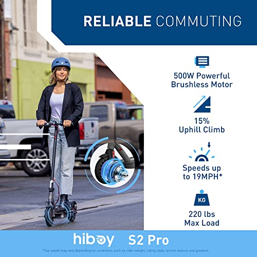 Folding Electric Scooter, 500W Motor, 10" Solid Tires