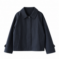 LONGÉ Women's Cotton Blend Short Trench Jacket